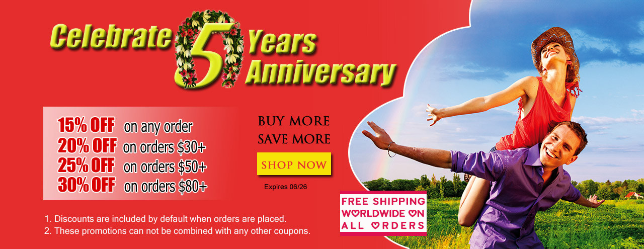 30% Off @ tryfm.com Celebrate 5 Years Anniversary