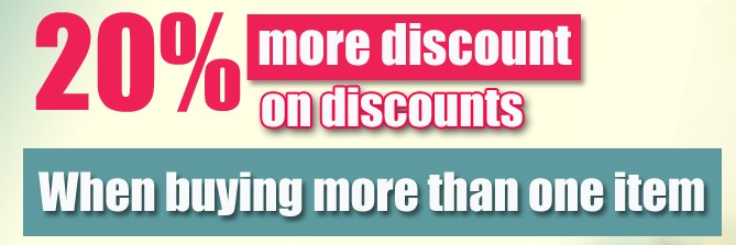 Any two or more items 20% off!